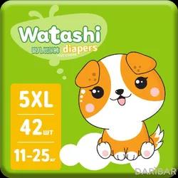 WATASHI Diapers Подгузники 5/XL 11-25 Кг №42 в Алматы | Cotton Club