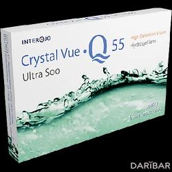 Crystal Vue Q55 Ultra Soo Мягкие Гидрогелевые Контактные Линзы Ежедневного Применения 2.25 №6 в Алматы | INTEROJO INC.  