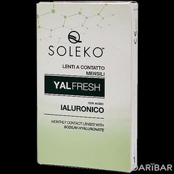 Yalfresh Месячные Контактные Линзы С Гиалуронатом Натрия 8,6-2,75 №3 в Астане | SOLEKO S.P.A