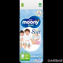 Moony Подгузники-трусики XL (12-22 Кг) Универсальные №38 в Алматы | Moony 