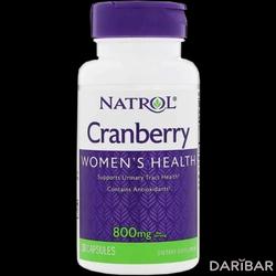 Natrol Cranberry Экстракт Клюквы Капсулы 800 Мг №30 в Астане | Natrol