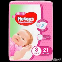 Huggies Ultra Comfort Подгузники Размер 3 (5-9кг) Для Девочек №21 в Караганде | Kimberly-Clark