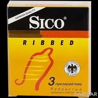 Sico Ribbed презервативы ребристые №3