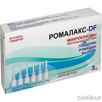 Ромалакс-DF ректальный раствор детский 3 г №6