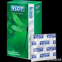 Vizit hi-tech ultra light презервативы ультратонкие №12