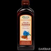 Масло льняное пищевое Oleos 450 мл