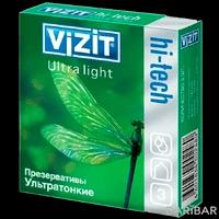 Vizit hi-tech ultra light презервативы ультратонкие №3