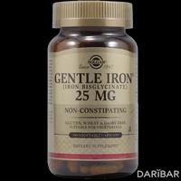 Solgar Gentle Iron легкодоступное железо капсулы 25 мг №180