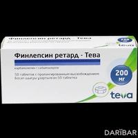 Финлепсин ретард Тева таблетки 200 мг №50