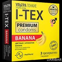 I-TEX BANANA презервативы цветные ультратонкие с ароматом банана №3