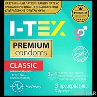 I-TEX CLASSIC презервативы цветные ультратонкие 3в1 классические №3