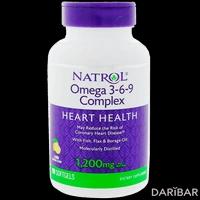 Natrol комплекс жирных кислот омега 3-6-9 капсулы 1200 мг №90