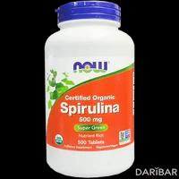 NOW Spirulina спирулина таблетки 500 мг №500