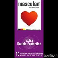 Презервативы Masculan Extra Double Protection особо прочные с пупырышками №10