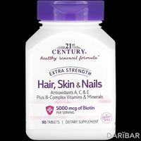 21st Century Кожа волосы ногти таблетки №90