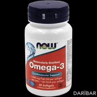 NOW Omega-3 капсулы №30