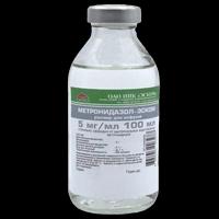 Метронидазол-Эском раствор 5 мг/мл 100 мл