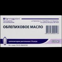 Облепиховое масло суппозитории ректальные 500 мг №10 