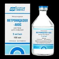 Метронидазол-Акос раствор для инфузий 500 мг 100мл
