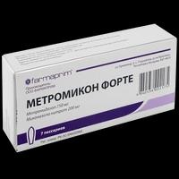 Метромикон Форте суппозитории вагинальные №7