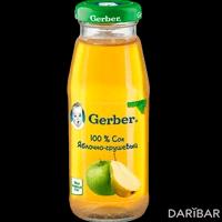 Gerber сок яблоко груша с 6 месяцев 175 мл