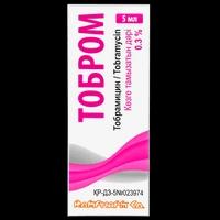 Тобром капли глазные 0,3% 5 мл