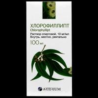 Хлорофиллипт раствор спиртовой 110 мг/мл 100 мл