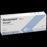 Алзепил таблетки 10 мг №28 