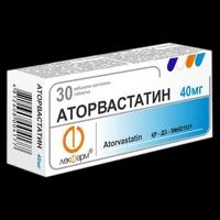 Аторвастатин-ЛФ таблетки 40 мг №30 