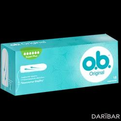 O.B. Original Super Plus Тампоны №16 в Алматы | Johnson & Johnson