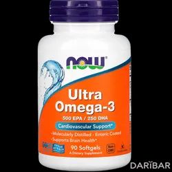 NOW Ultra Omega-3 Капсулы №90 в Алматы | NOW FOODS