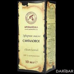 Масло Санталовое Эфирное Ароматика 10  Мл в Алматы | Золотоношская парфюмерно-косметическая фабрика ЧАО