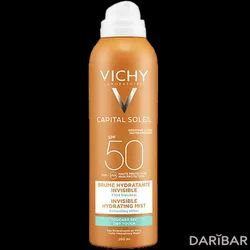 Vichy Capital Soleil Увлажняющий Солнцезащитный Спрей-вуаль Без Спирта SPF50+ 200 Мл в Астане | Vichy Laboratoires