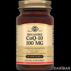 Solgar Коэнзим Q-10 Капсулы 100 Мг №30 в Алматы | Solgar Vitamin and Herb