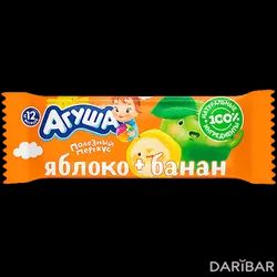 Агуша Фруктовый Батончик Яблоко-банан 15 Г в Алматы | ОАО "Вимм- Билль-Данн"