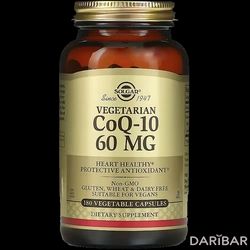 Solgar Коэнзим Q-10 Капсулы 60 Мг №180 в Алматы | Solgar Vitamin and Herb