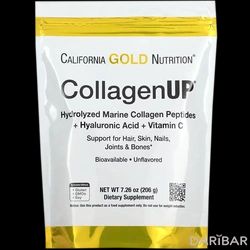 California Gold Nutrition CollagenUP Гидролизованные Пептиды Морского Коллагена 206 Г в Алматы | California Gold Nutrition